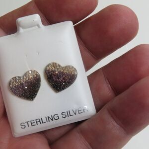 14k Sterling Silver Earring Hand Crafted